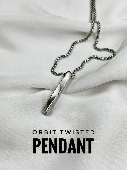 Orbit Twisted Pendant(Silver Edition)