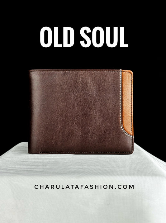 Old Soul (Bifold) Genuine Leather Wallet