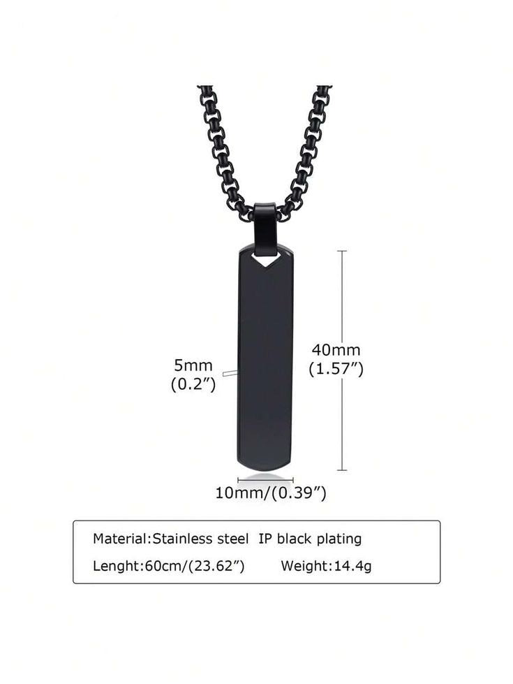 Mystic Bar Pendant(Black Edition)