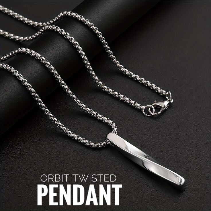 Orbit Twisted Pendant(Silver Edition)