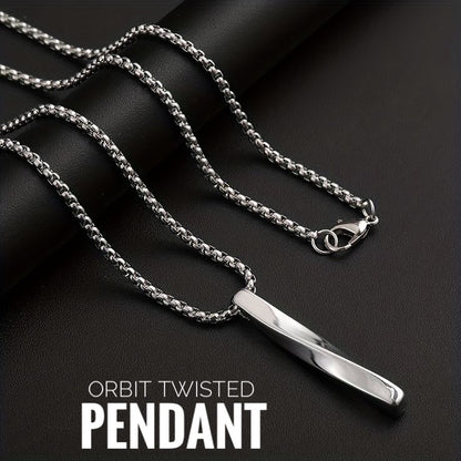 Orbit Twisted Pendant(Silver Edition)