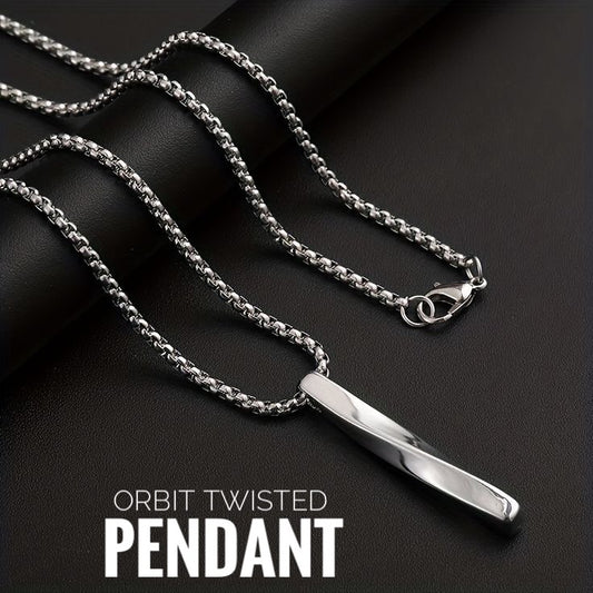 Orbit Twisted Pendant(Silver Edition)