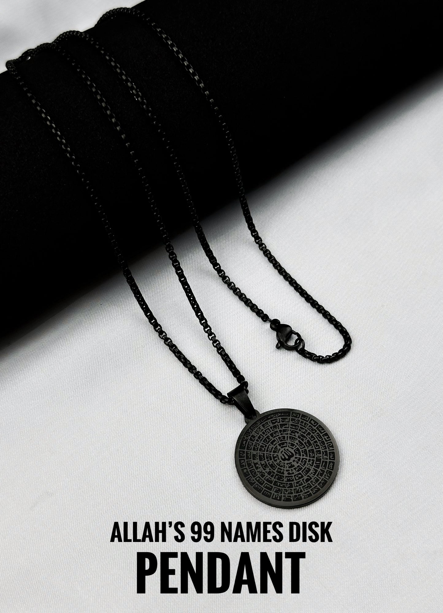 Allah’s 99 Name Disk Pendant